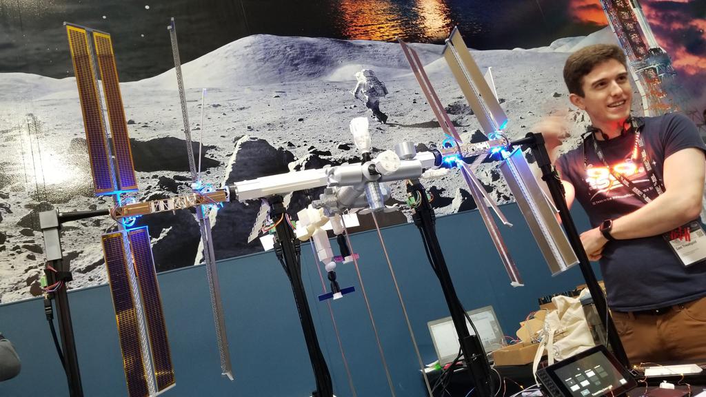 International Space Station National Lab showcasing ISS Mimic - exhibit image 1