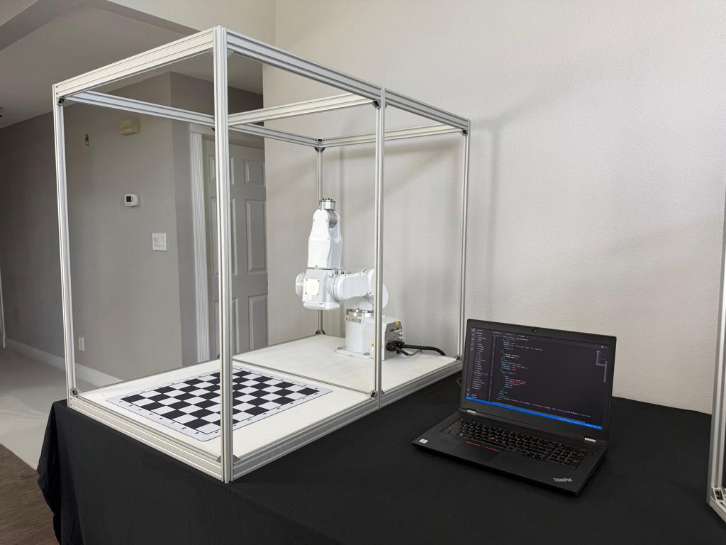 A Checkers Playing Robot