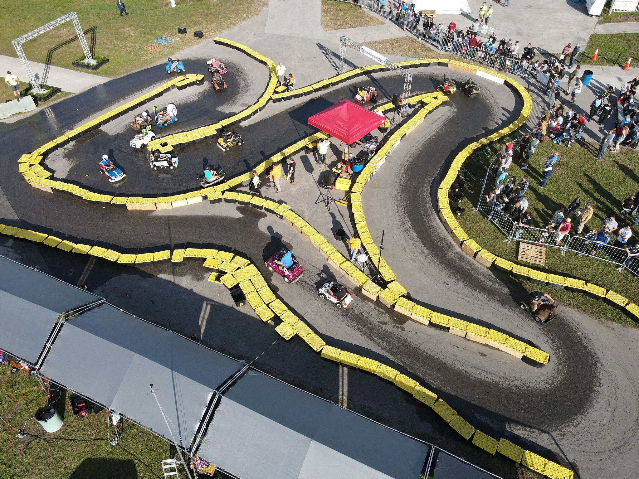 Power Racing track at Maker Faire Orlando