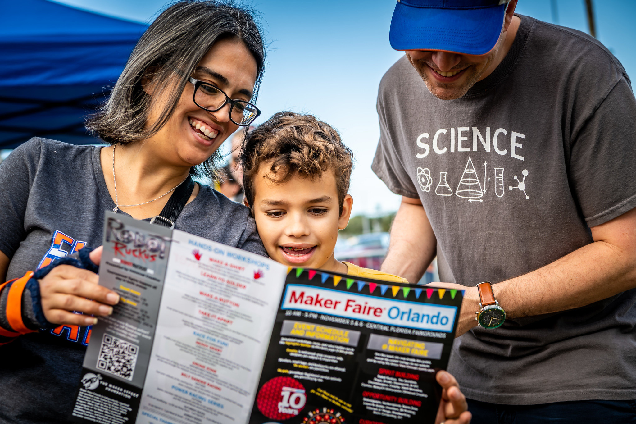 Family at Maker Faire