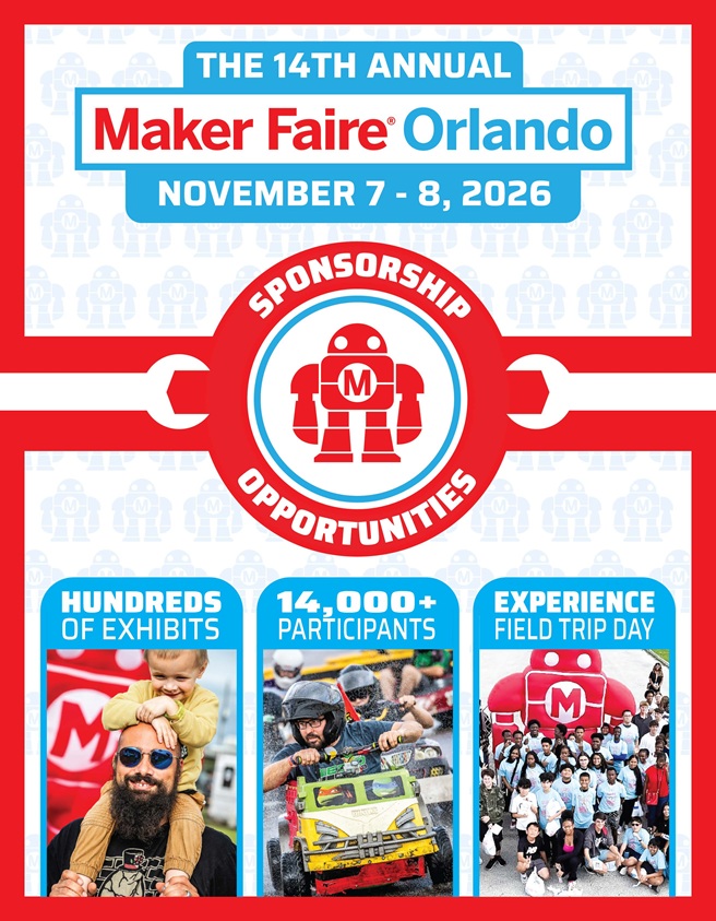 Maker Faire Orlando 2026 sponsor packet